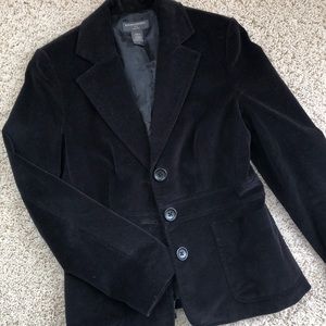 Black Velvet Blazer Banana Republic